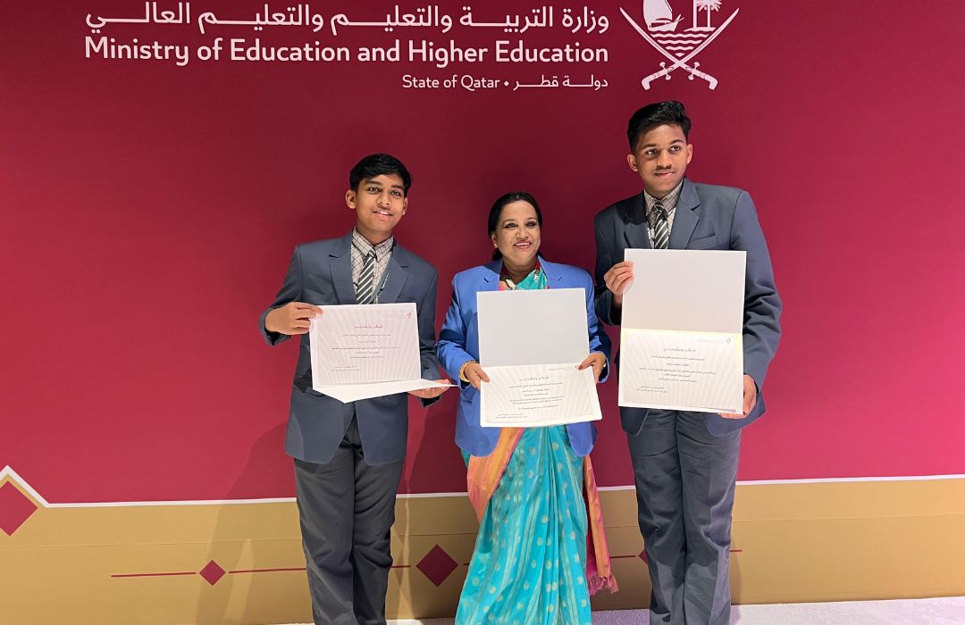 M.E.S principal & students shine at MOEHE’s Proud of You Awards